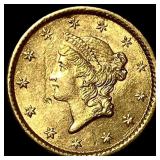 1853 Gold $1 Type 1 CLOSELY UNCIRCULATED