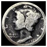 1921 Mercury Dime NICELY CIRCULATED