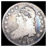 1812 Capped Bust Half Dollar LIGHTLY CIRCULATED