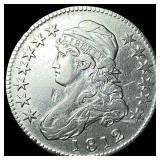 1812 Capped Bust Half Dollar CHOICE AU