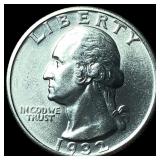 1932-S Silver Washington Quarter UNCIRCULATED