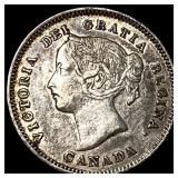 1900 Canada Silver 5 Cents CLOSELY UNCIRCULATED