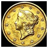 1853 Gold $1 Type 1 CLOSELY UNCIRCULATED