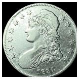 1834 Capped Bust Half Dollar NEARLY  UNCIRCULATED