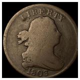 1803 Draped Bust Half Cent NICELY CIRCULATED