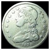 1834 Silver Capped Bust Quarter LIGHTLY  CIRCULAT