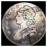 1836 Capped Bust Half Dollar NEARLY UNCIRCULATED