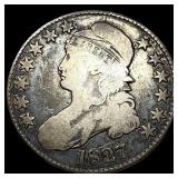 1827 Capped Bust Half Dollar ABOUT UNCIRCULATED