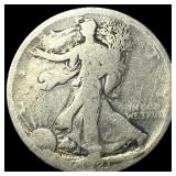 1921 Walking Liberty Half Dollar LIGHTLY  CIRCULA