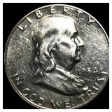 1954-S Silver Half Dollar Franklin CHOICE PROOF