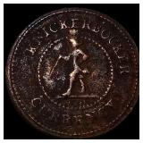 1863 Knickerbocker Currency Civil War Token CLOSEL