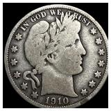 1910 Barber Half Dollar LIGHTLY CIRCULATED
