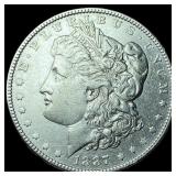 1887 Silver Morgan Dollar NEARLY UNCIRCULATED