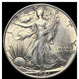 1941-S Silver Half Dollar (Walking Liberty)  LIGH