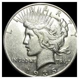1935-S Silver Peace Dollar CLOSELY  UNCIRCULATED