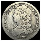 1838 Silver Capped Bust Quarter UNCIRCULATED
