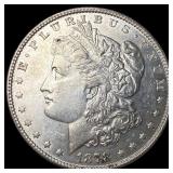 1878 Silver Morgan Dollar CLOSELY  UNCIRCULATED