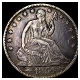 1854-O Silver Seated Liberty Half Dollar  NEARLY