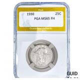 1930 Standing Liberty Quarter PGA MS65 FH