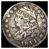1811 Capped Bust Dime ABOUT UNCIRCULATED