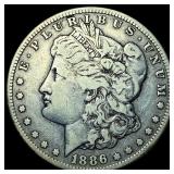 1886 Silver Morgan Dollar NEARLY UNCIRCULATED