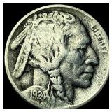 1924 Buffalo Nickel NEARLY UNCIRCULATED