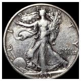 1933-S Silver Walking Liberty Half Dollar NEARLY U