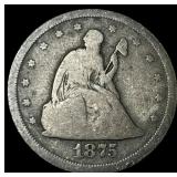1875-S Silver Twenty-Cent Piece NICELY  CIRCULATE