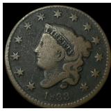 1833 Coronet Head Large Cent NICELY  CIRCULATED