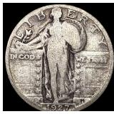 1927-S Standing Liberty Silver Quarter  LIGHTLY C