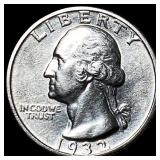 1932-S Silver Washington Quarter UNCIRCULATED