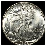 1942-S Silver Half Dollar NICELY CIRCULATED