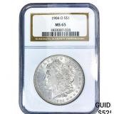 1904-O Morgan Silver Dollar NGC MS65