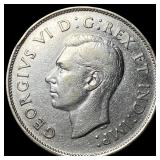 1941 Canada Silver 50 Cents HIGH GRADE