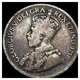 1912 Canada Silver 25 Cents LIGHTLY CIRCULATED