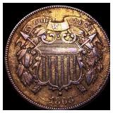 1868 Two-Cent Piece CLOSELY UNCIRCULATED