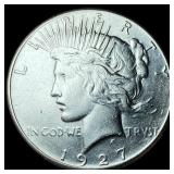 1927 Silver Peace Dollar CHOICE AU
