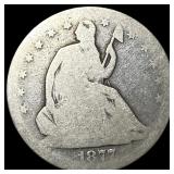 1877-S Silver Seated Liberty Half Dollar  NICELY
