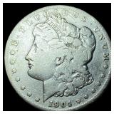 1904-S Silver Morgan Dollar NICELY CIRCULATED