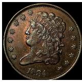 1834 Classic Head Half Cent CLOSELY UNCIRCULATED