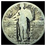 1927-S Silver Standing Liberty Quarter NICELY CIRC