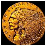 1929 Indian Head Gold $2.50 Quarter Eagle UNCIRCUL