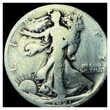 1921-S Silver Walking Liberty Half Dollar NICELY C