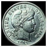 1913 Barber Dime UNCIRCULATED