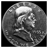 1955 Franklin Half Dollar CHOICE PROOF