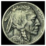 1924-S Buffalo Nickel NEARLY UNCIRCULATED