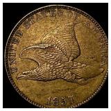 1857 Flying Eagle Cent UNCIRCULATED