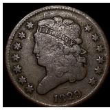 1829 Classic Head Half Cent ABOUT UNCIRCULATED