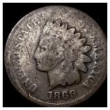 1869 Indian Head Cent NICELY CIRCULATED