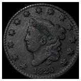 1828 Coronet Head Large Cent NEARLY UNCIRCULATED